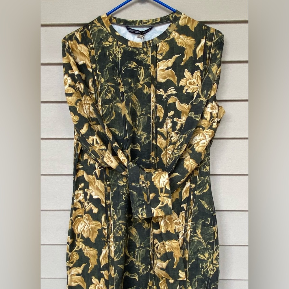 NWT Sz-XL Dress By: “GARYGRAHM422 Amazon” Beautiful Neutral Colors, Long Sleeves
